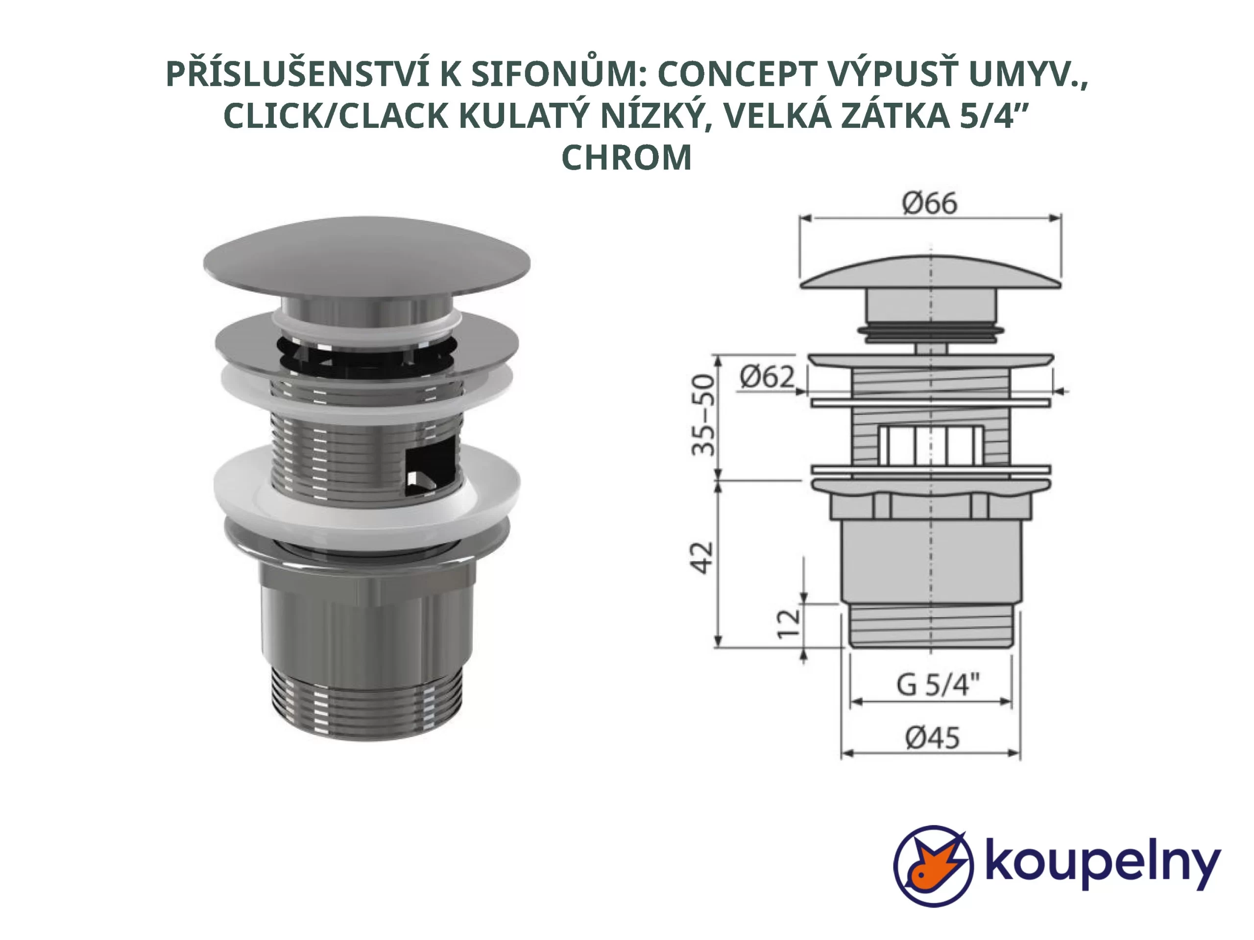 PŘÍSLUŠENSTVÍ K SIFONŮM: CONCEPT VÝPUSŤ