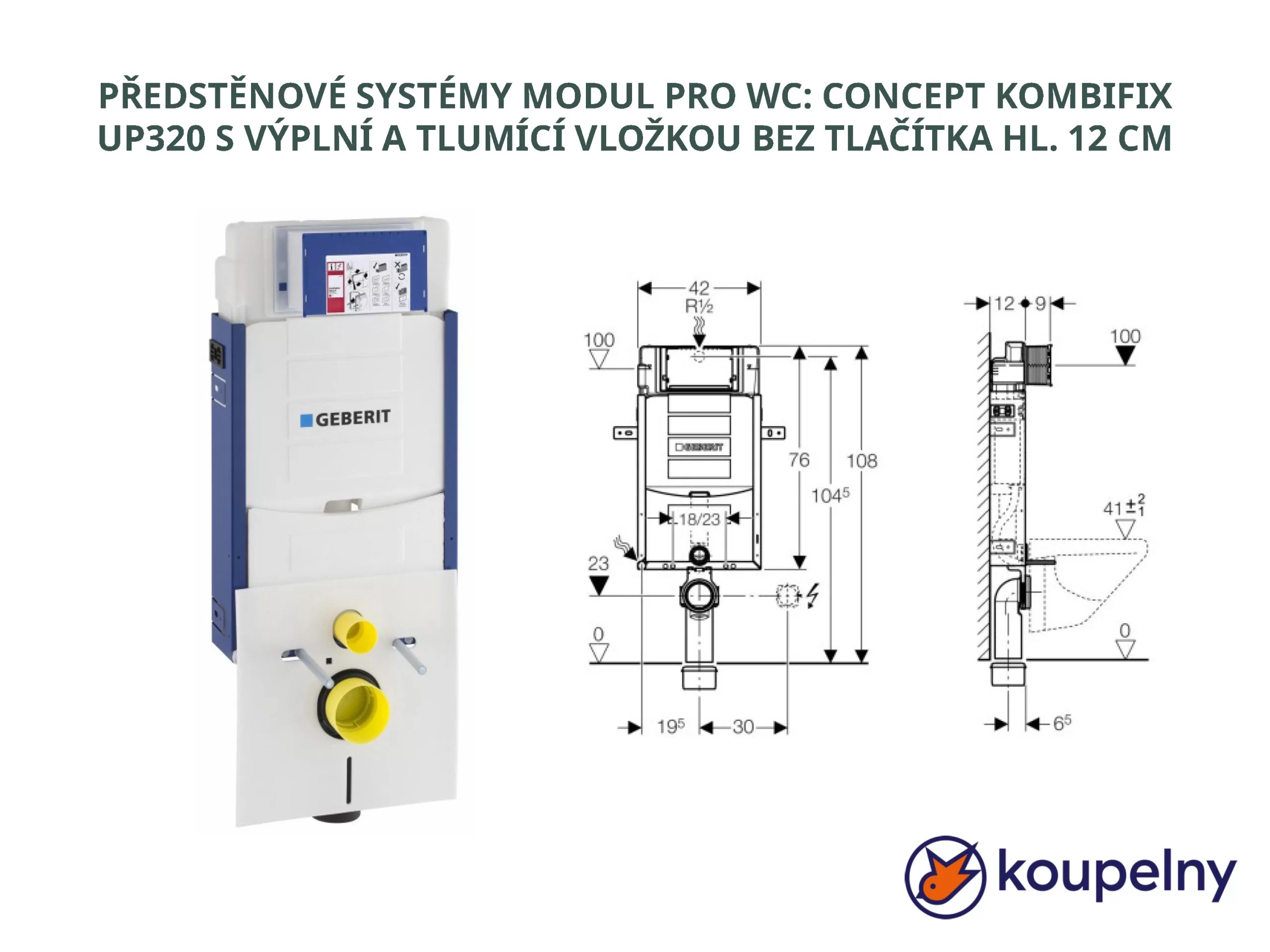 PŘEDSTĚNOVÉ SYSTÉMY MODUL PRO WC