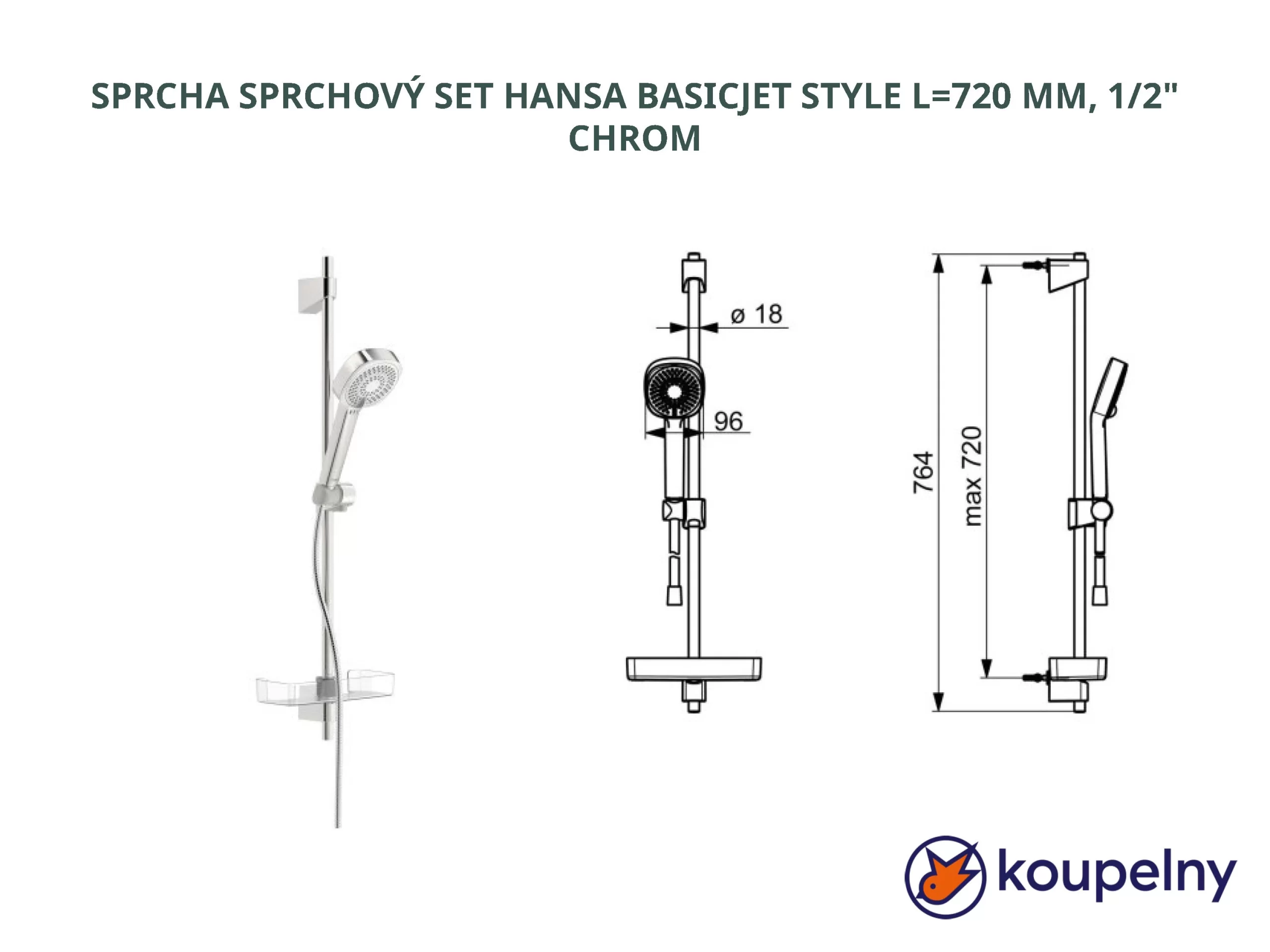 SPRCHA SPRCHOVÝ SET HANSA 