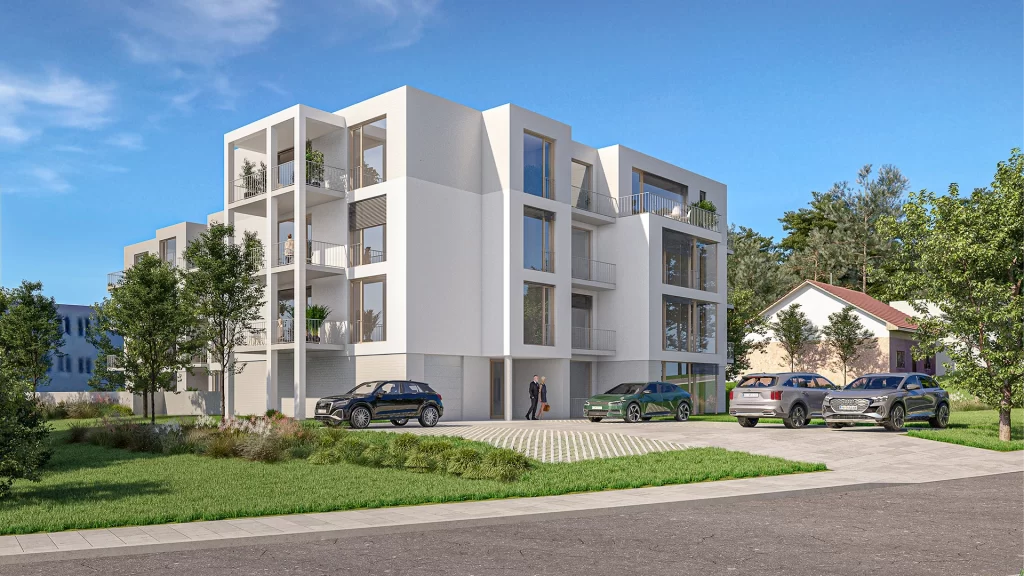 Intro obrázek Byty Maják, pohled zepředu